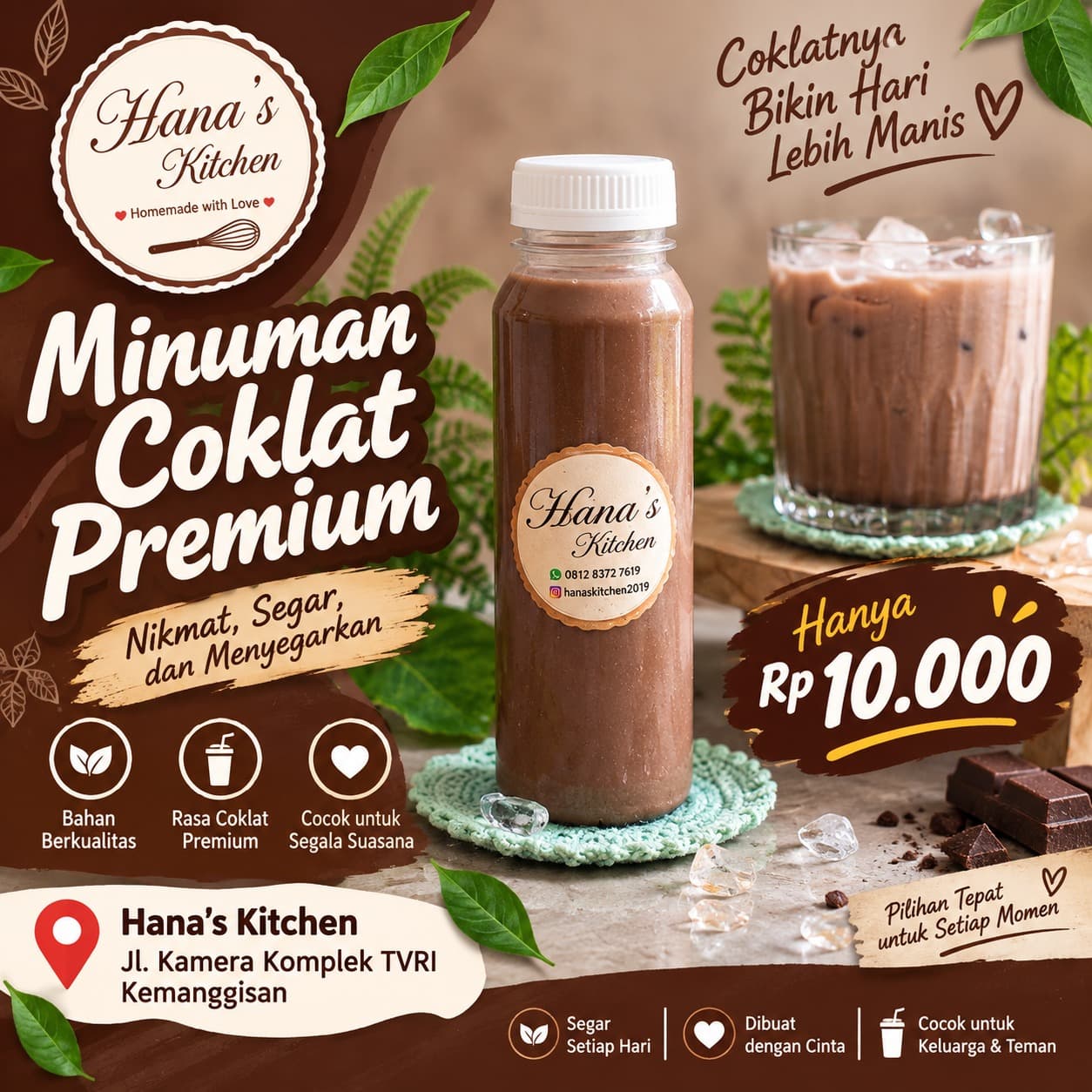 Minuman Segar Coklat Premium